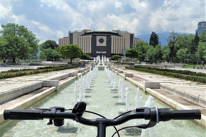 Adventure bike tours in Sofia - Ivan Vazov National Theater and the Central City