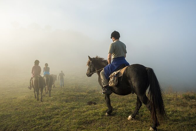 Balkan Horse Riding - Glozhene Monastery Ride - Climbing toward the Ridge of Lisets Mountain