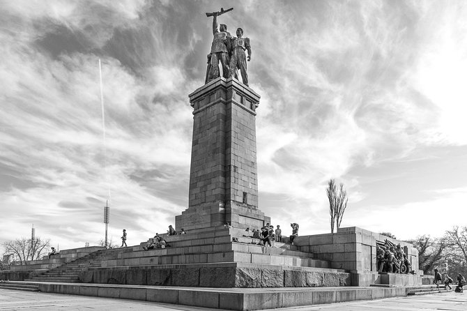 Communist Walking Tour of Sofia - The Largo, the party headquarters, and the missing symbols