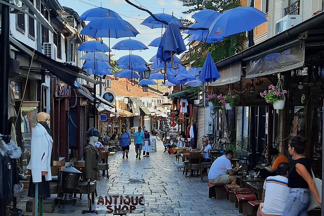 Day tour from Sofia to Skopje, Matka Canyon and Vrelo cave - Crossing the Stone Bridge into the Old Bazaar