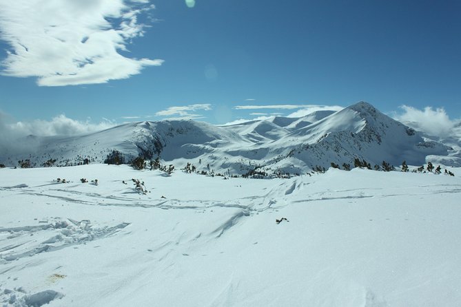 Full day Snowshoeing tour to Bezbog peak 2645 m in Pirin Mountains - The chairlift ride to Bezbog Hut at 2,240 meters