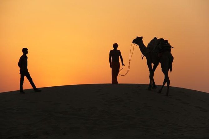 Non Touristic Half Day Camel Safari Thar Desert Sunset - The abandoned 18th-century village
