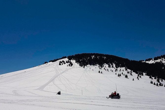 Pamporovo Ultimate Snowmobile Experience - Riding from Prevala toward Perelik