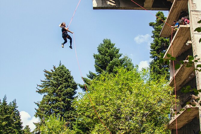 Private Experience in Wildlife Survival School in Bulgaria - Building a zipline and rope bridge
