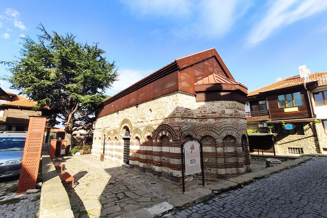 Self-Guided Off the Beaten Track Tour in Nessebar - St. Nicolas Statue marks the old town entrance