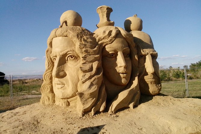 Self-Guided Sand Festival in Burgas - Starting at Severen Plaj near the Pantheon