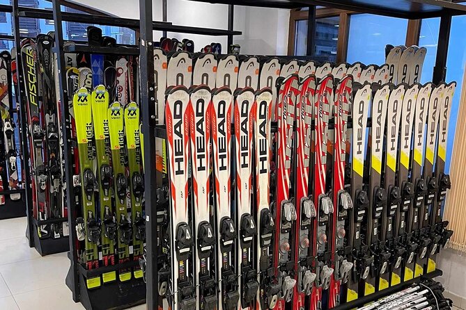 Ski and snowboard equipment in Bansko,Bulgaria - What the $16.79 package includes
