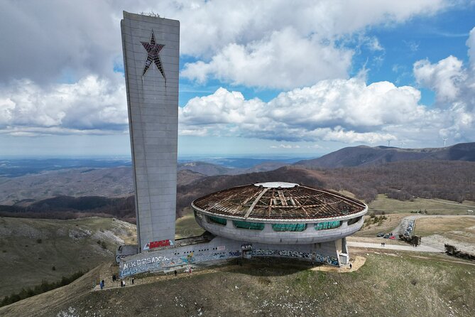 Symbol of the Communism Buzludzha monument and the Rose valley - Timing, pickup, and small practical points