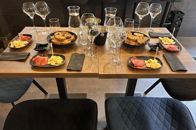 Wine and Tapas Boutique Bulgarian Wine Tasting - Tasting whites, orange wine, and reds
